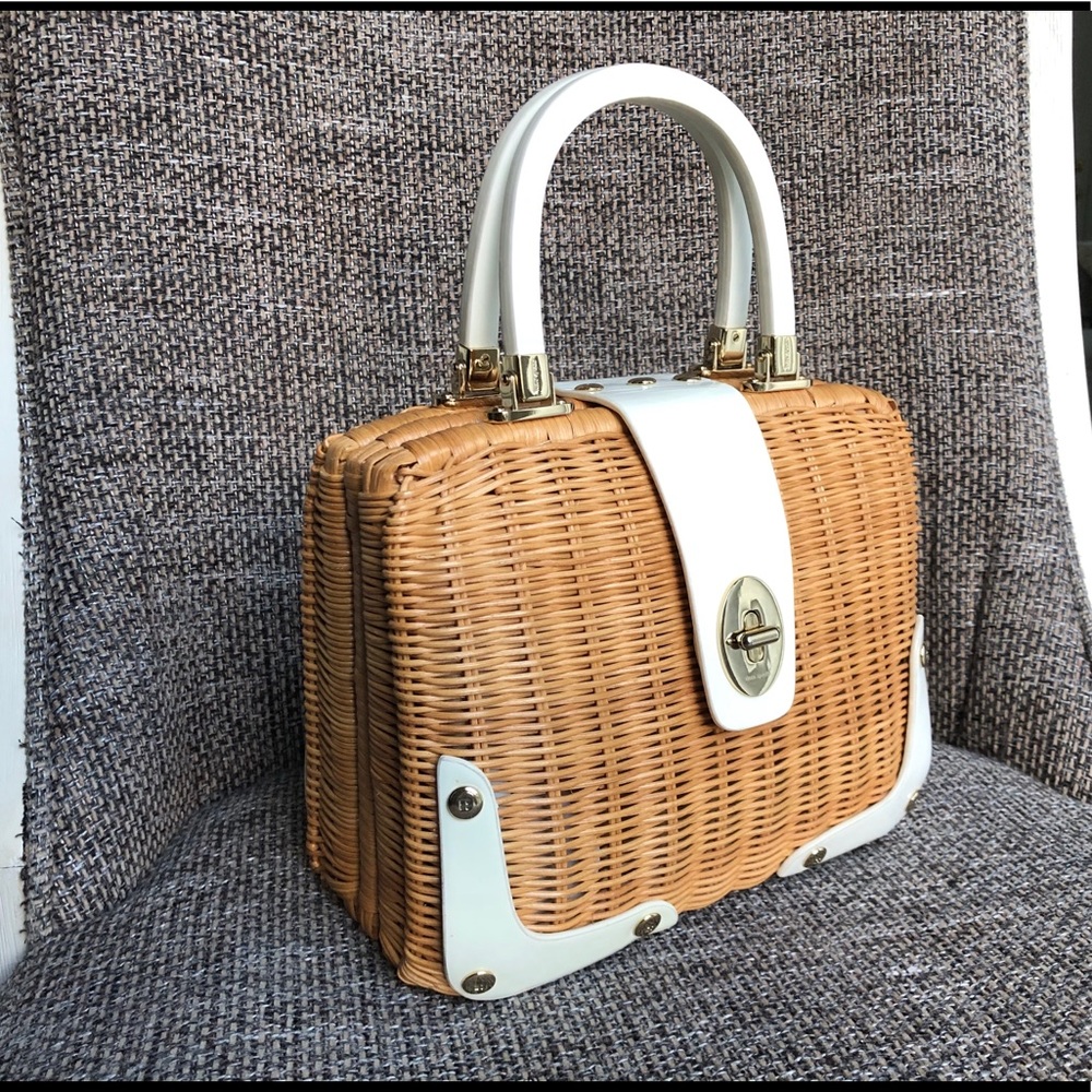 Kate Spade Summer Wicker Bag